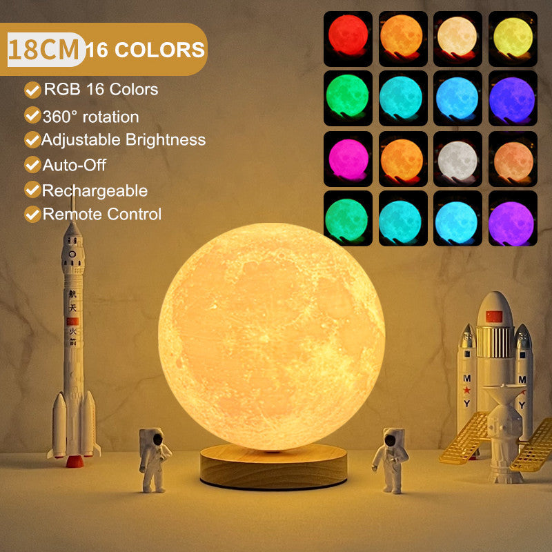 Bedroom Sleep Magnetic Rotating Moonlight Lamp