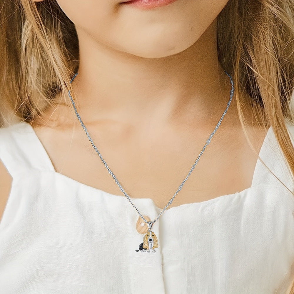 Collier pendentif mignon Baggy Hound