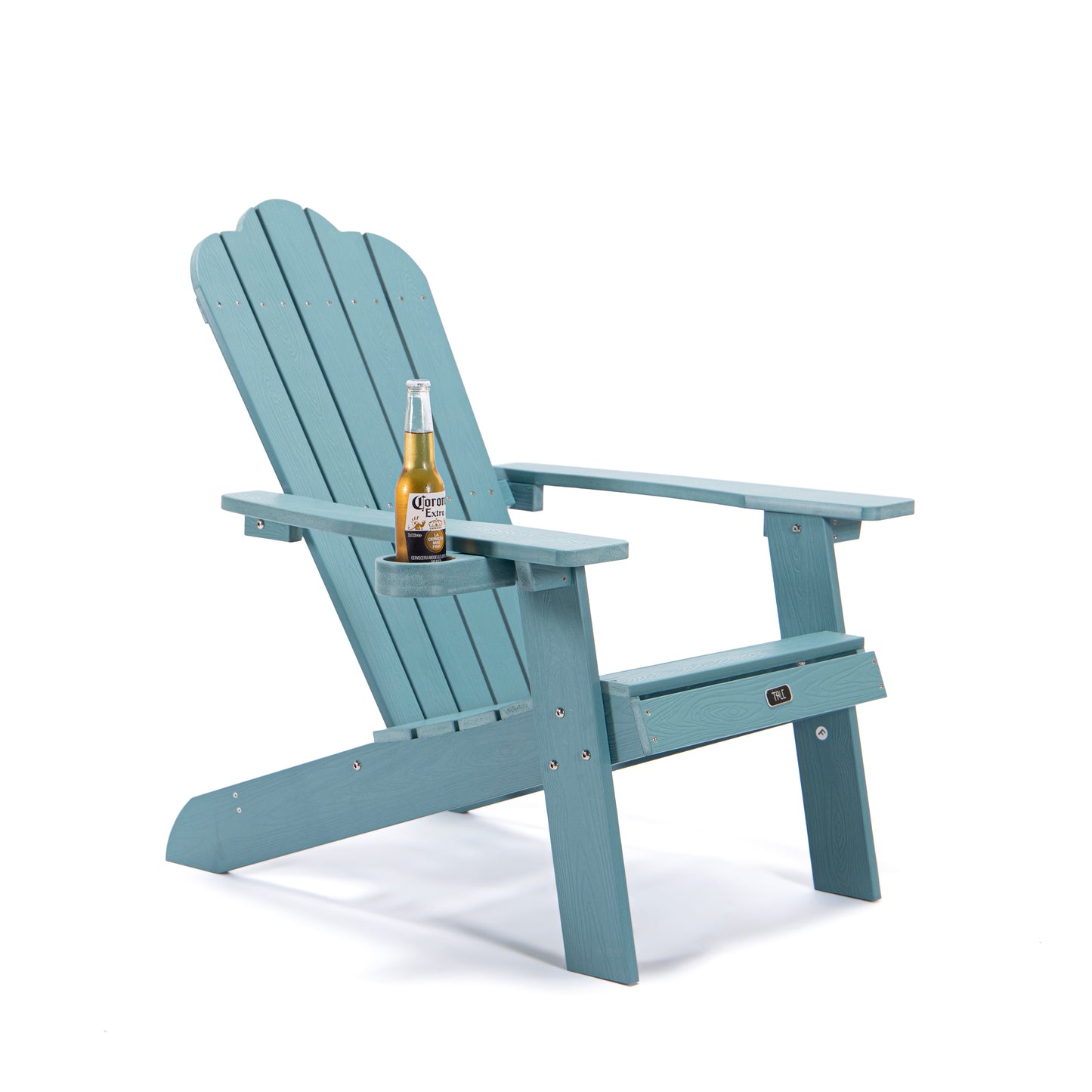 TALE Silla Adirondack Muebles de exterior para patio trasero Asientos pintados con portavasos Plástico resistente a todo tipo de clima y a la decoloración Prohibición de madera Amazon