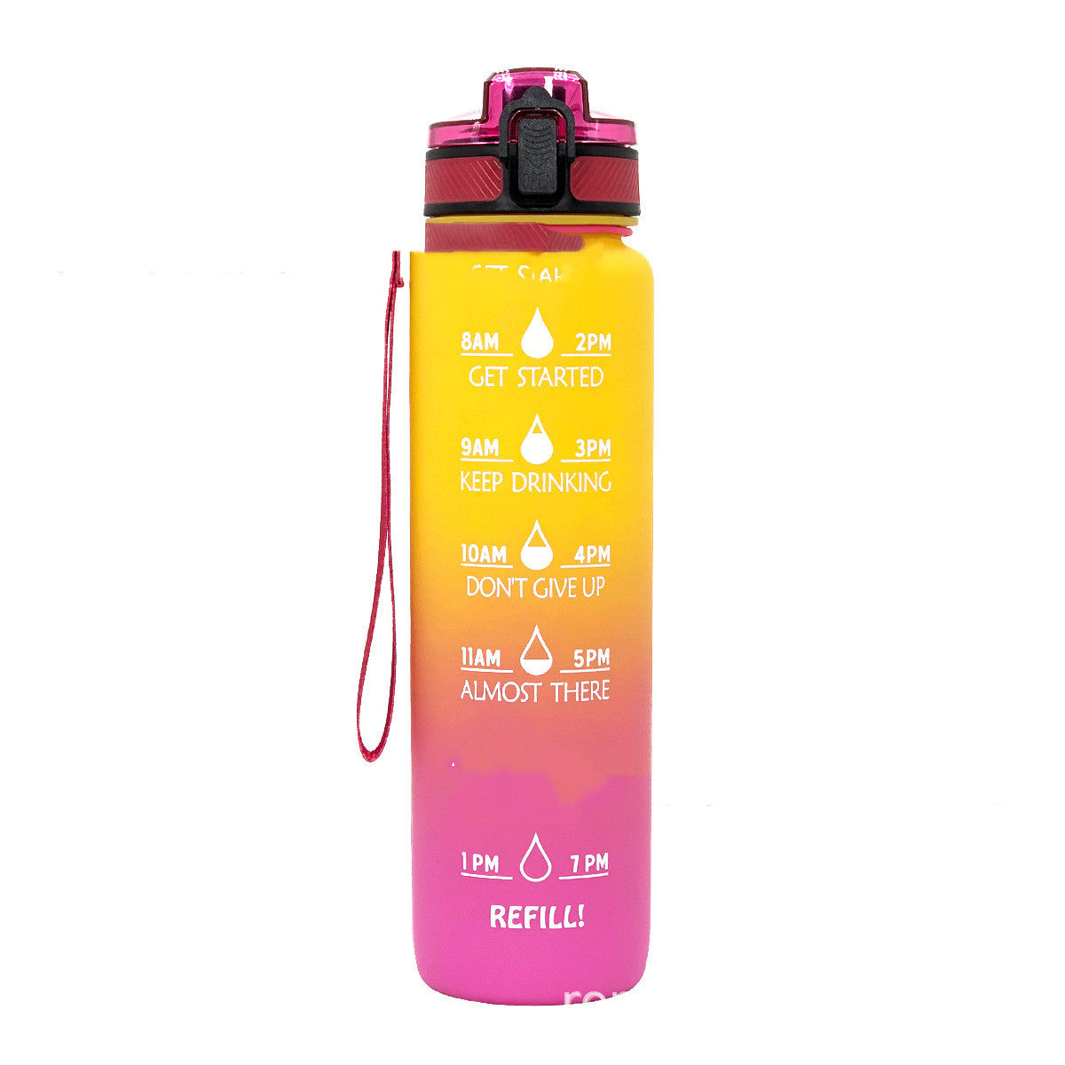 Bouteille d'eau dégradée givrée Sports