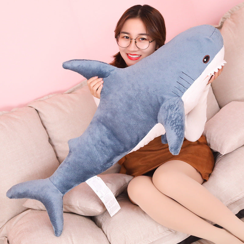 Creative Cute Shark Doll Bedroom Sofa Decoration