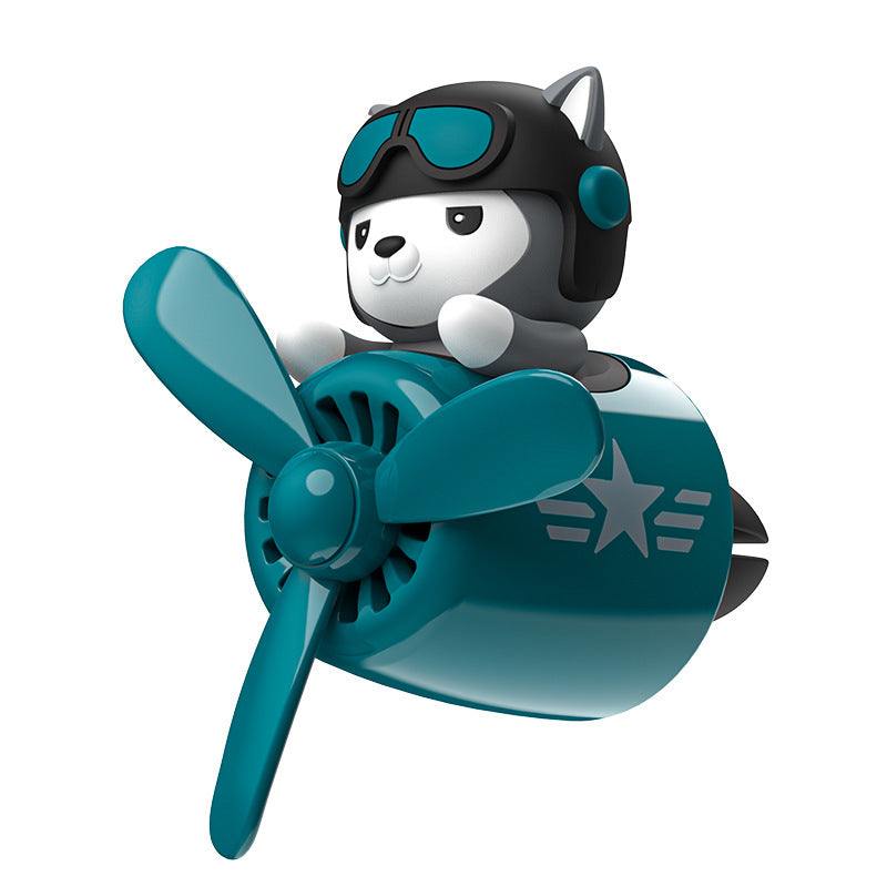 Husky – Clip de ventilation d'aromathérapie pour voiture, ornements de décoration