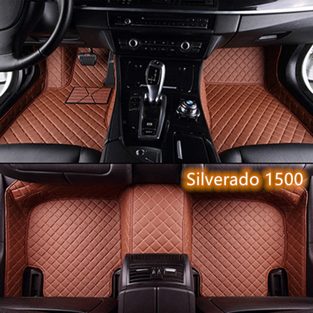 Alfombrilla de cuero para coche completamente rodeada, protección para todo tipo de clima