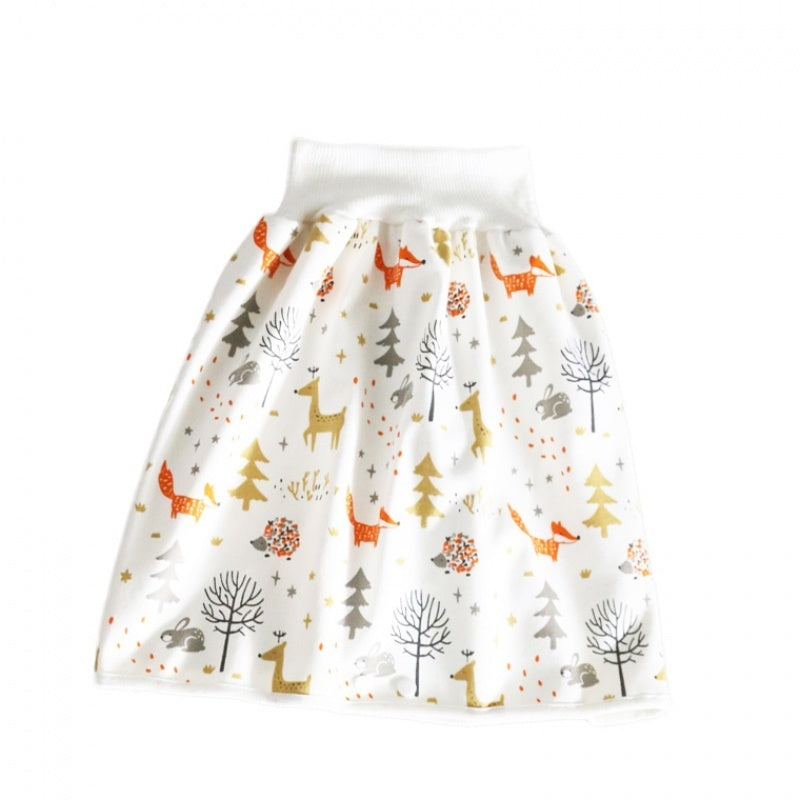Jupe couche bébé en coton et fibre de bambou