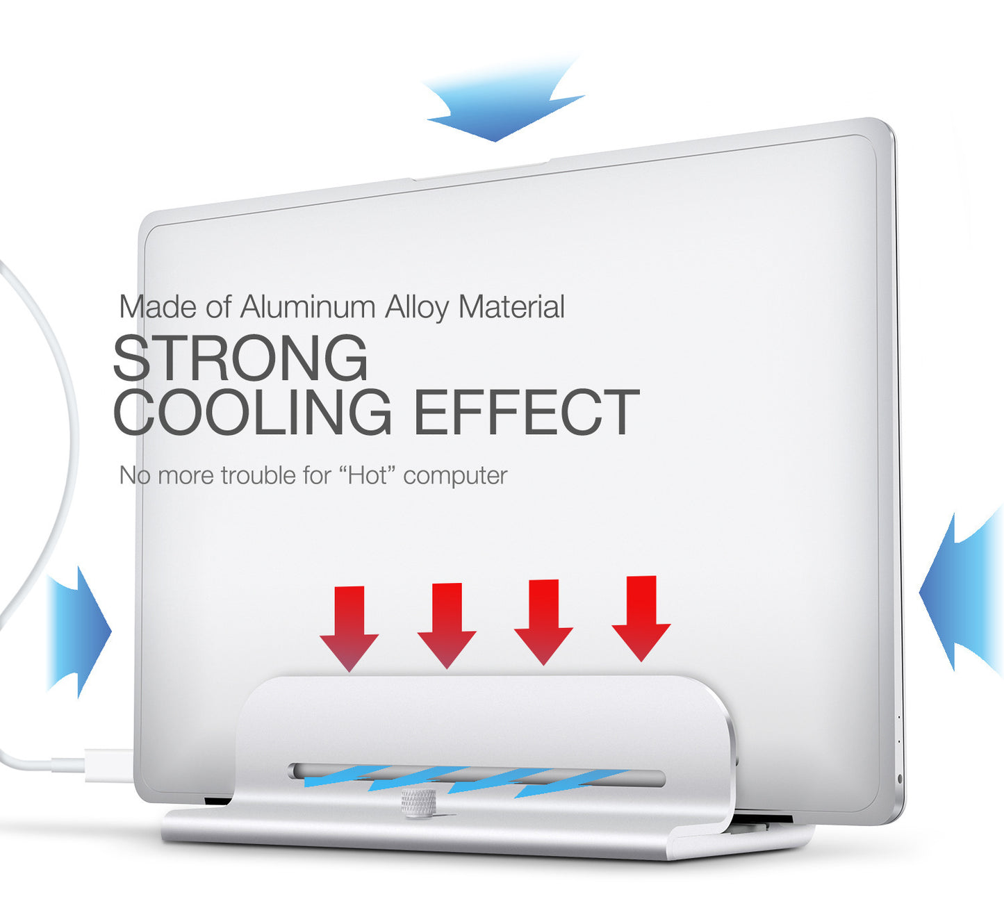 Support en alliage d'aluminium pour tablette
