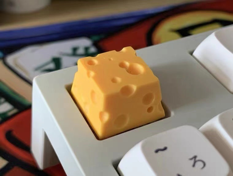 Capuchon de clé de fromage en résine de personnalité mignonne