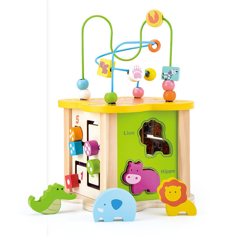 Jouets éducatifs de perles rondes pour tout-petits