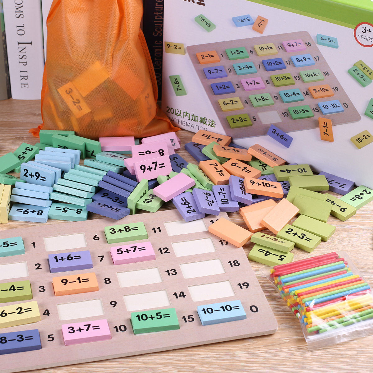 Matériel pédagogique de mathématiques pour enfants 