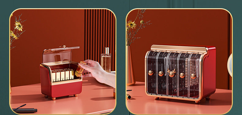 Cajón de almacenamiento de caja de almacenamiento de cosméticos de lujo ligero