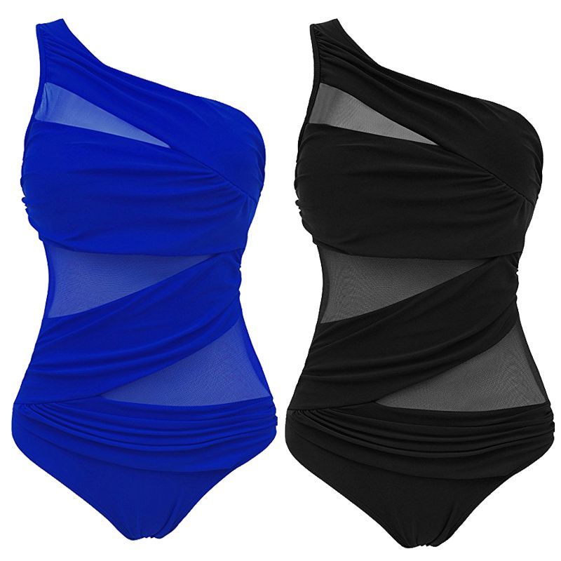 Bañador de talla grande para mujer.