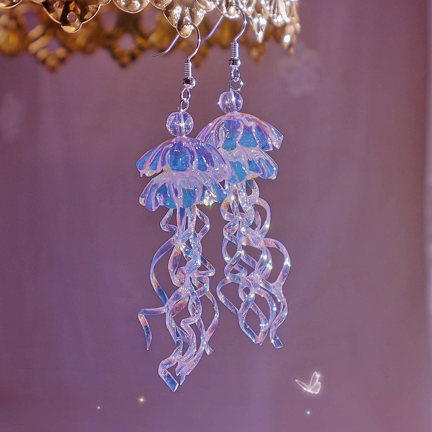 Boucles d'oreilles de bijoux de personnalité exagérée de coeur de fille