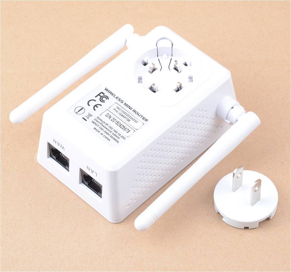 Répéteur WIFI à double antenne et double port réseau