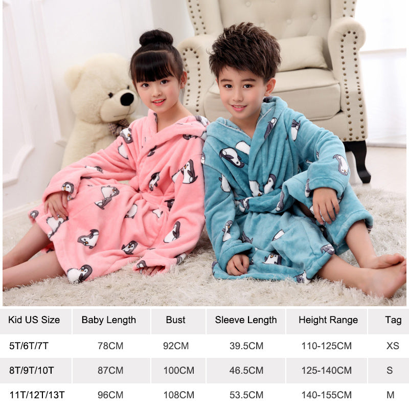 Chemise de nuit enfant en flanelle