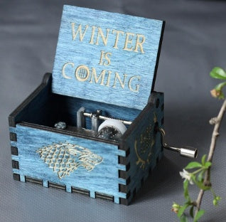 Boîte à thème en bois