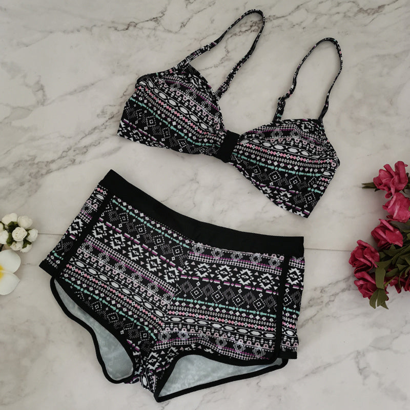 Bikini fendu femme