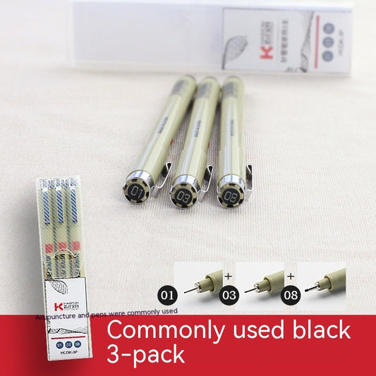 Stylo à aiguille à crochet uniquement pour l'art, dessin peint à la main, stylo à croquis