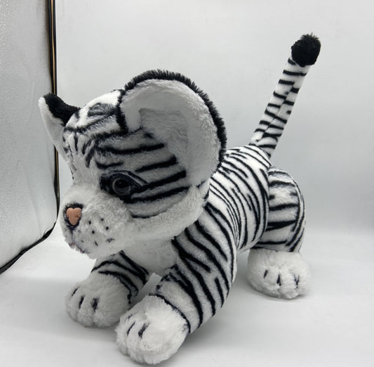 Véritable animal de compagnie ami en peluche jouet curieux en peluche animal de compagnie tigre jouet fille