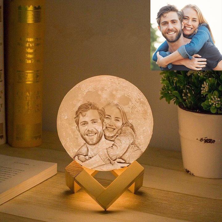 Lámpara de luna personalizada