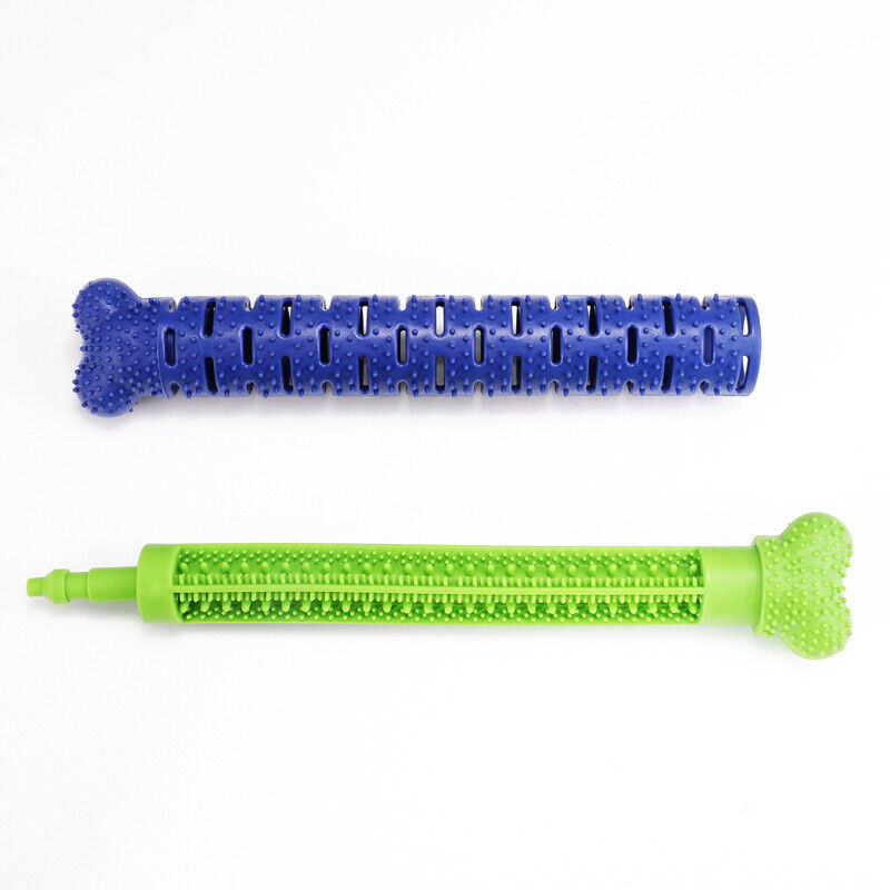 Jouets pour chiens brosse à dents TPR mâcher morsure nettoyage des dents molaire pour animaux de compagnie bâton de brossage chiens brosse à dents à mâcher morsure jouet à mâcher Durable