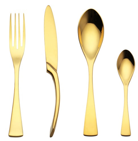 Juego de 4 Uds de cubiertos de acero inoxidable negro, vajilla coreana, regalos, juegos de platería con pulido de espejo, juegos de cuchara, cuchillo y tenedor