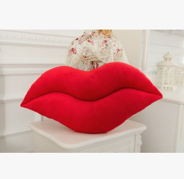 Oreiller créatif et sexy en peluche à grandes lèvres