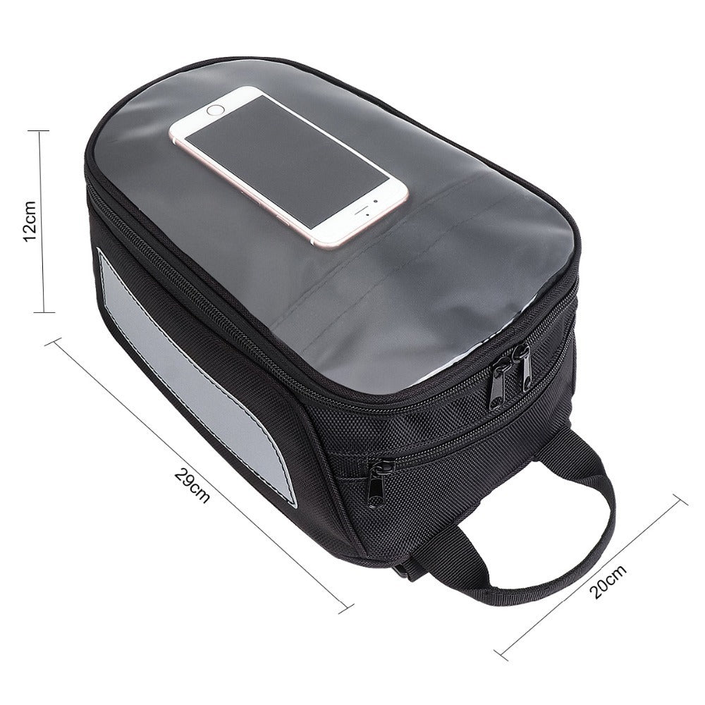 Bolsa magnética impermeable para depósito de combustible de motocicleta