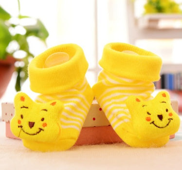 Chaussettes bébé en coton chaussettes de noël pour nouveau-nés cadeau Lot Animal antidérapant avec semelles en caoutchouc pour enfant garçon fille nouveau-né chaussettes bébé 