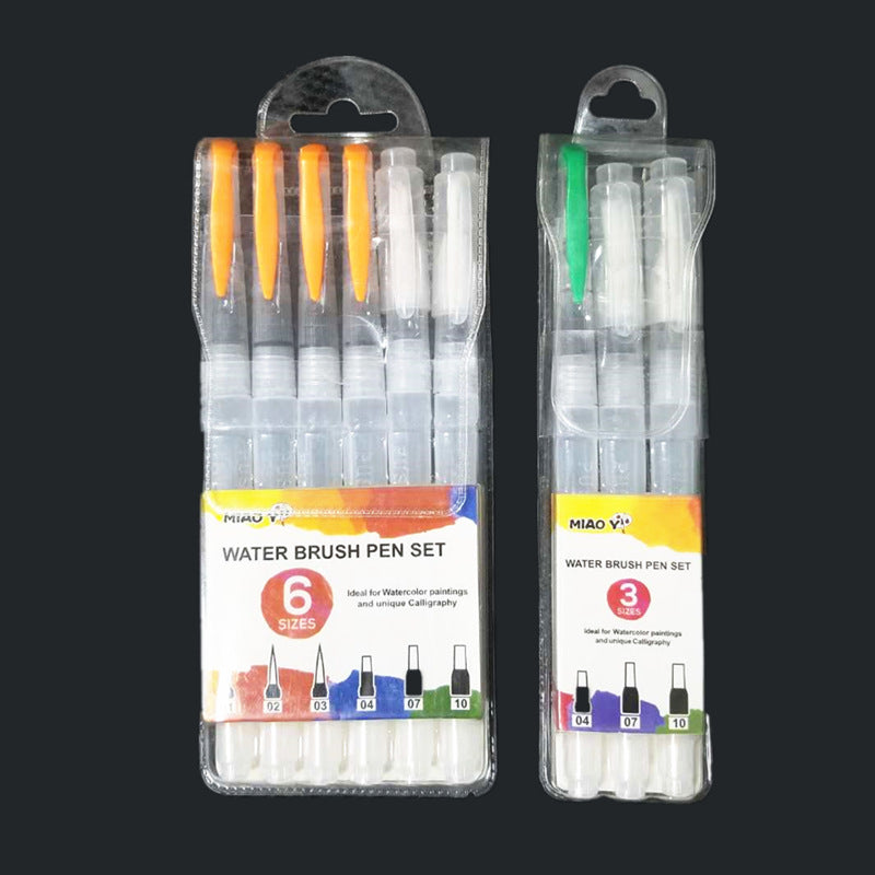 Ensemble de peinture aquarelle couleur soluble dans l'eau, stylo à eau