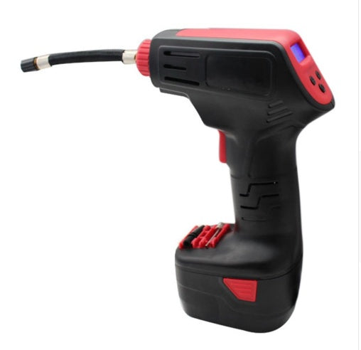 Pistol hand-held mini portable automobile tire pump outdoor emergency air pump pneumatic inflator