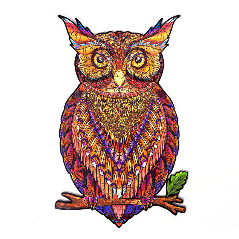 Puzzles en bois DIY en forme d'animal, le meilleur cadeau de Noël