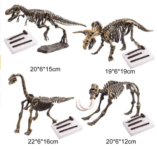 Jouets d'excavation archéologique de dinosaures, jouets éducatifs pour enfants, bricolage