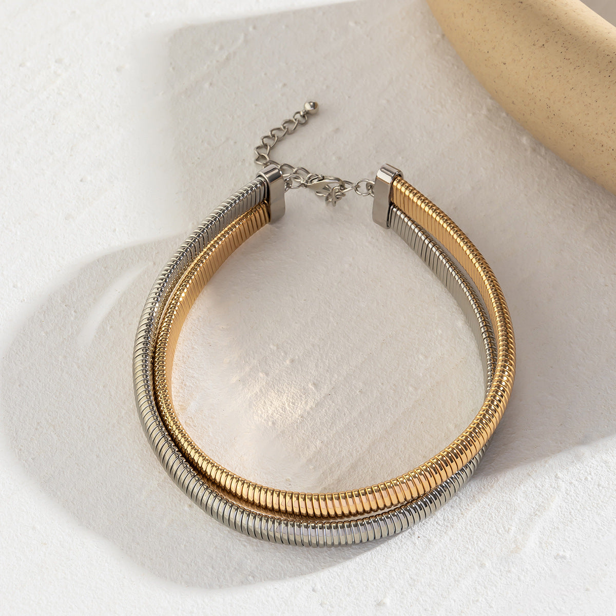 Fashion Metal Snake Bone Collar Women's Simple Multi-layer Necklace