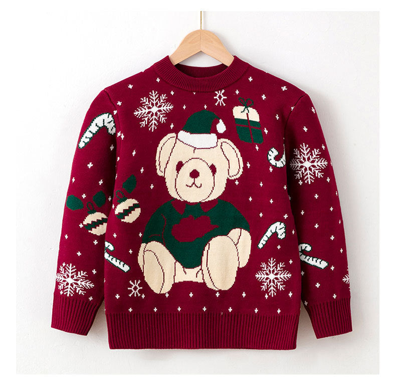 Jerseys navideños de viscosa y algodón para niños