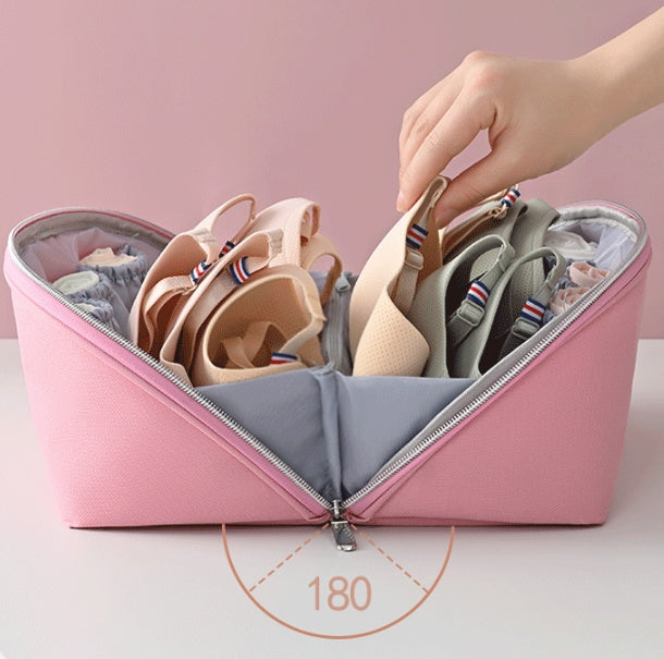 Sac de rangement multifonctionnel pour sous-vêtements, sac de rangement pour vêtements de voyage soutien-gorge chaussettes diviseur pochette de rangement sac de lavage