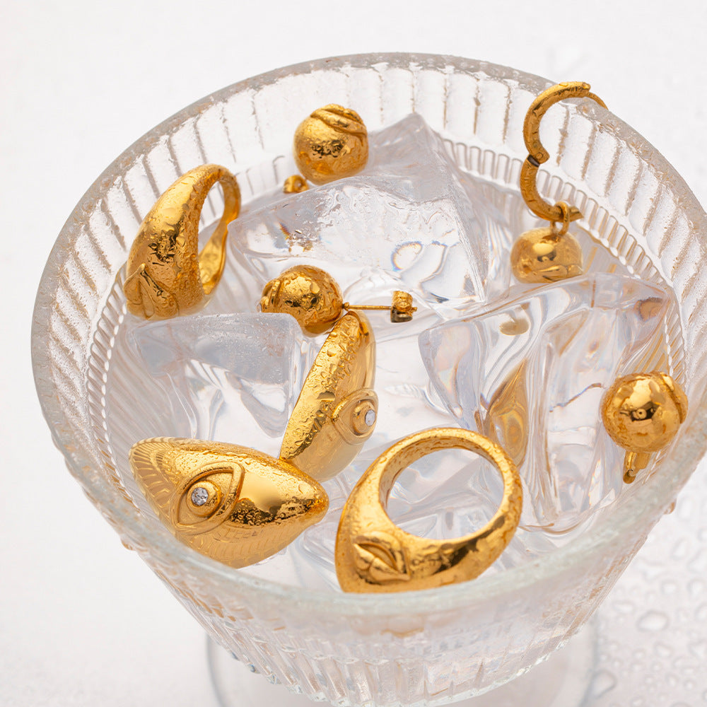 Boucles d'oreilles en forme de lèvre à la mode, boucles d'oreilles en acier titane simples de haute qualité