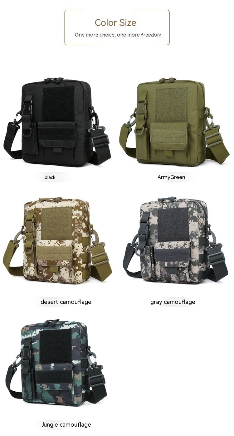 Sac à bandoulière sac à bandoulière Vertical sac de loisirs de Sports de plein air sac de Camouflage