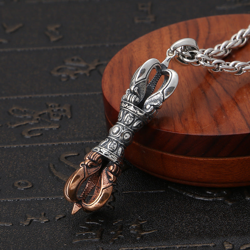 Colgante vintage Mantra Vajra de seis palabras
