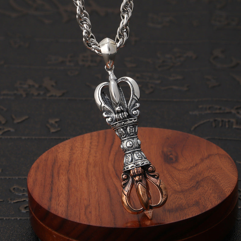 Colgante vintage Mantra Vajra de seis palabras