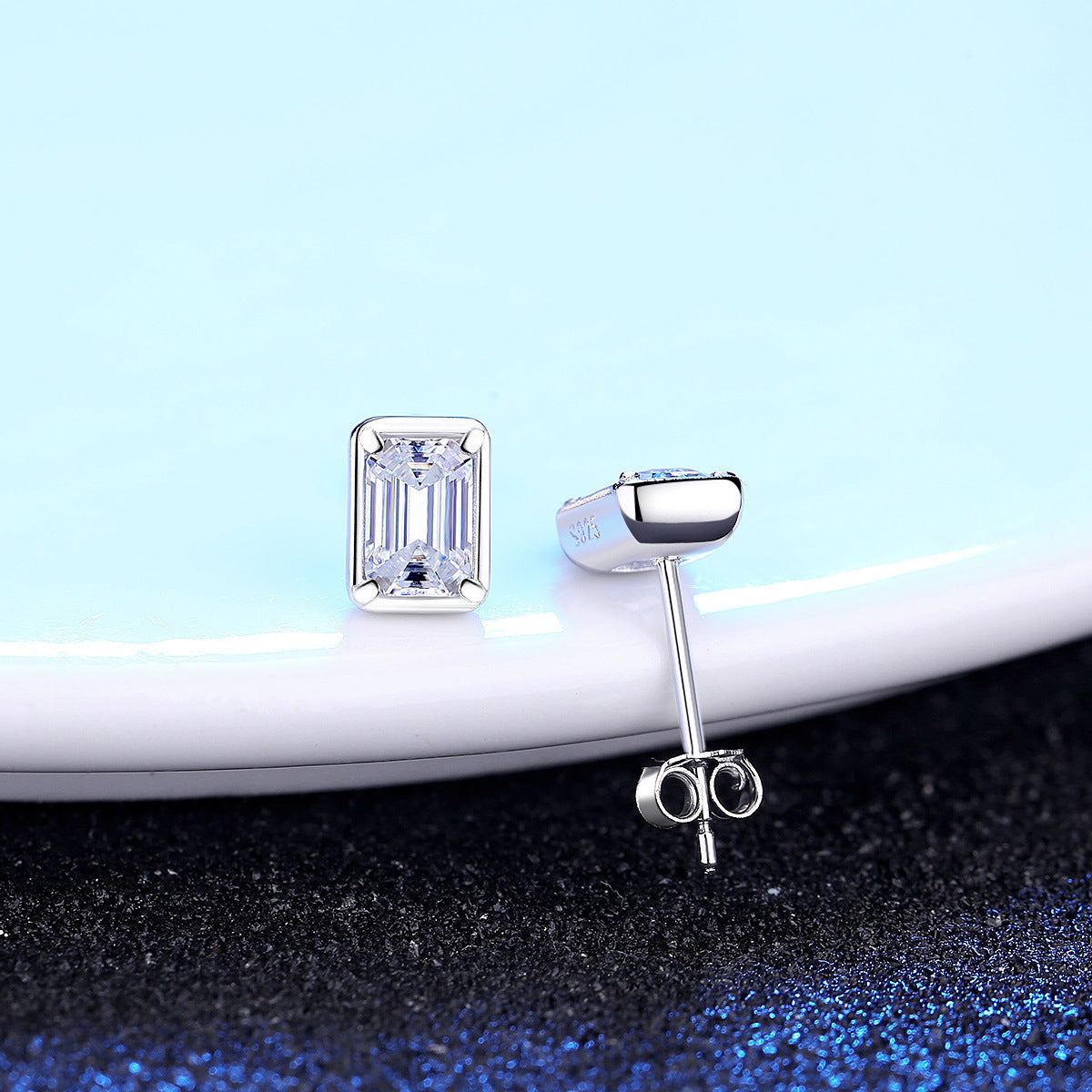Nicho De Pendientes Cuadrados Geométricos De Moda