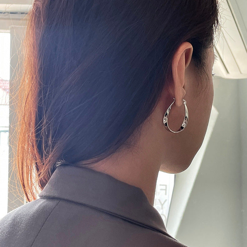 Mobius Strip Ear Clip Femelle Ins Tempérament De Luxe Simple Et Léger