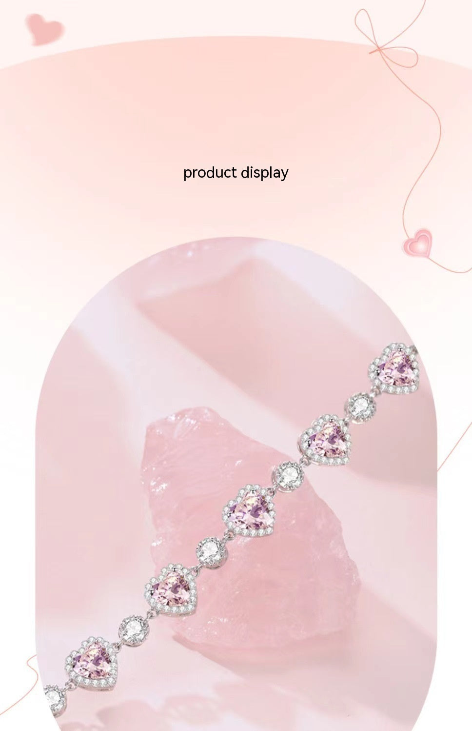 Love Language Pulsera de nicho de lujo ligera de alta gama