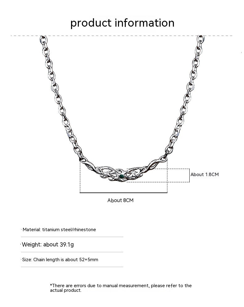Pendentif d'accessoires de gemme en acier titane de conception d'intérêt spécial