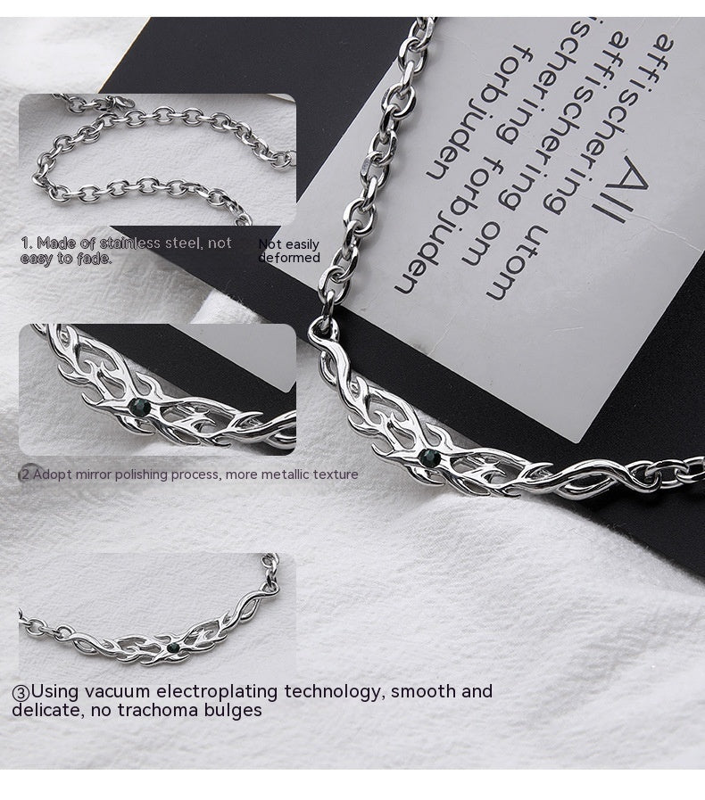 Pendentif d'accessoires de gemme en acier titane de conception d'intérêt spécial