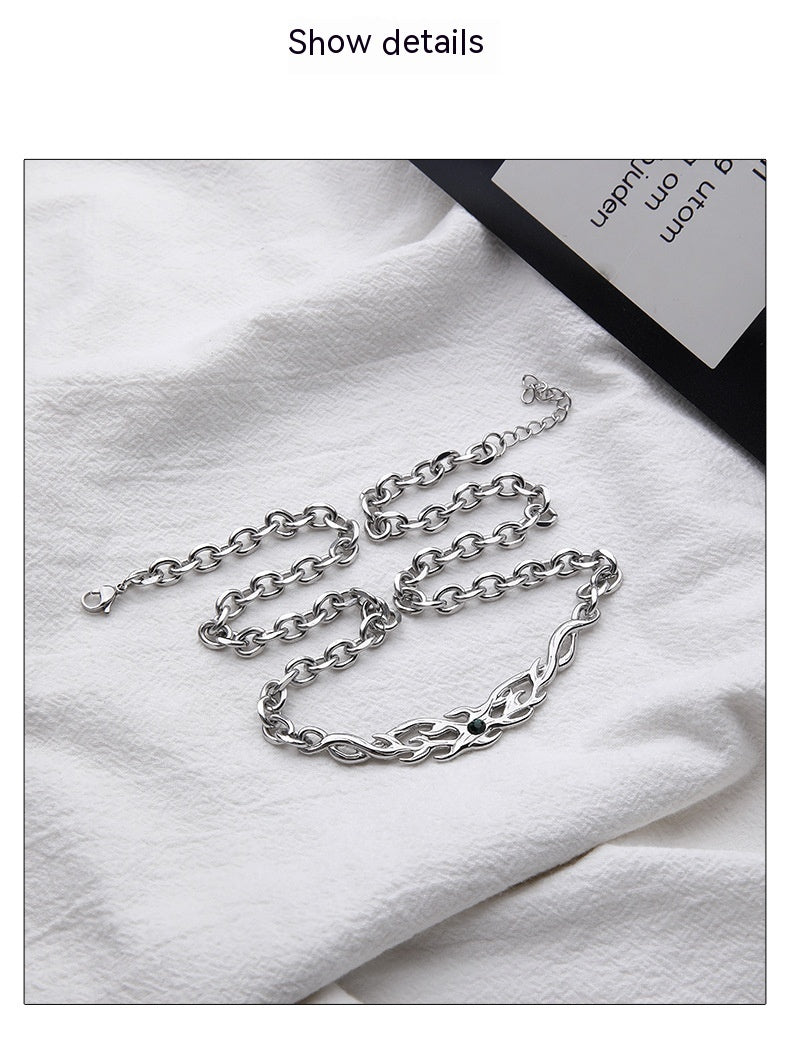 Pendentif d'accessoires de gemme en acier titane de conception d'intérêt spécial