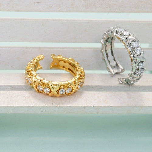 Personalized Hip Hop Fashion Simple Micro Setting Ring