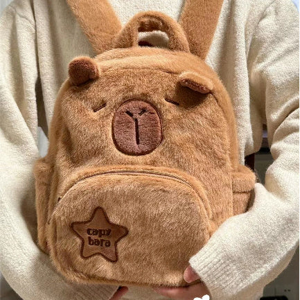 Capybara peluche grande capacité mignon petit sac à dos