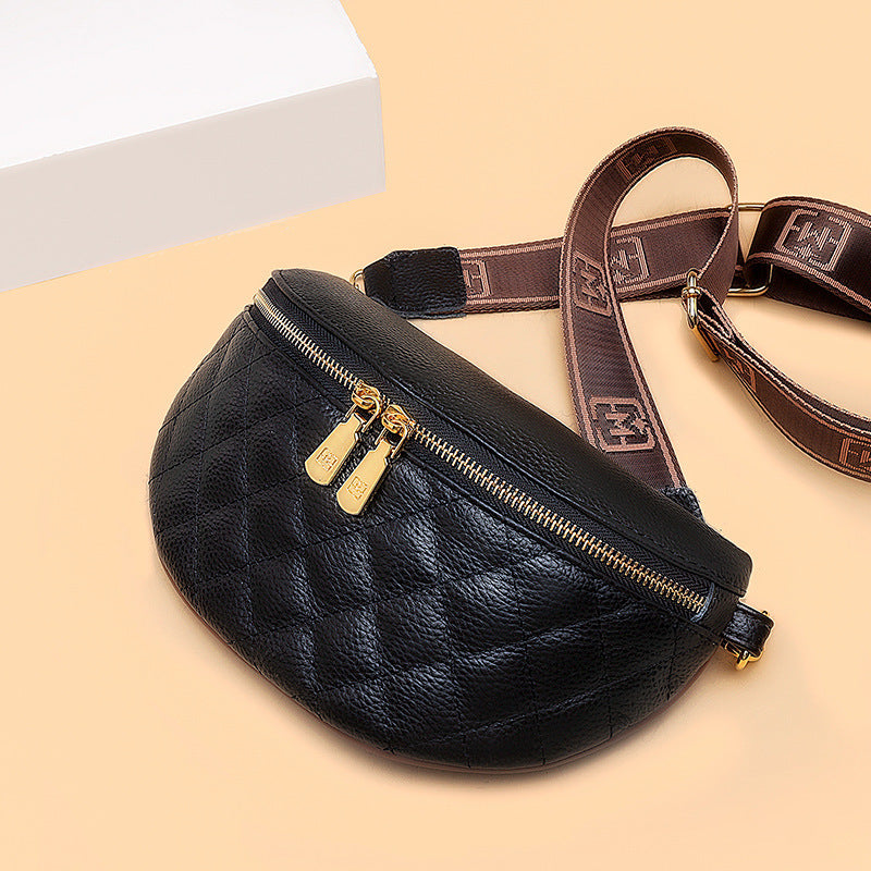 Women's Fashionable Simple Rhombus Crossbody Bag