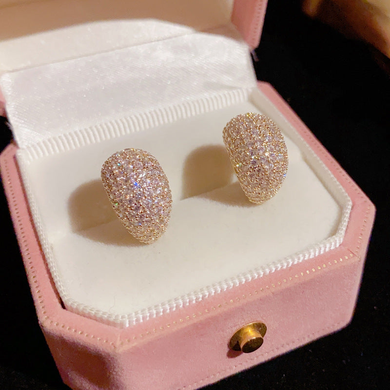 Boucles d'oreilles en argent Sterling, aiguille, mode coréenne exquise, brillant, Micro incrusté de Zirconium, forme de goutte d'eau