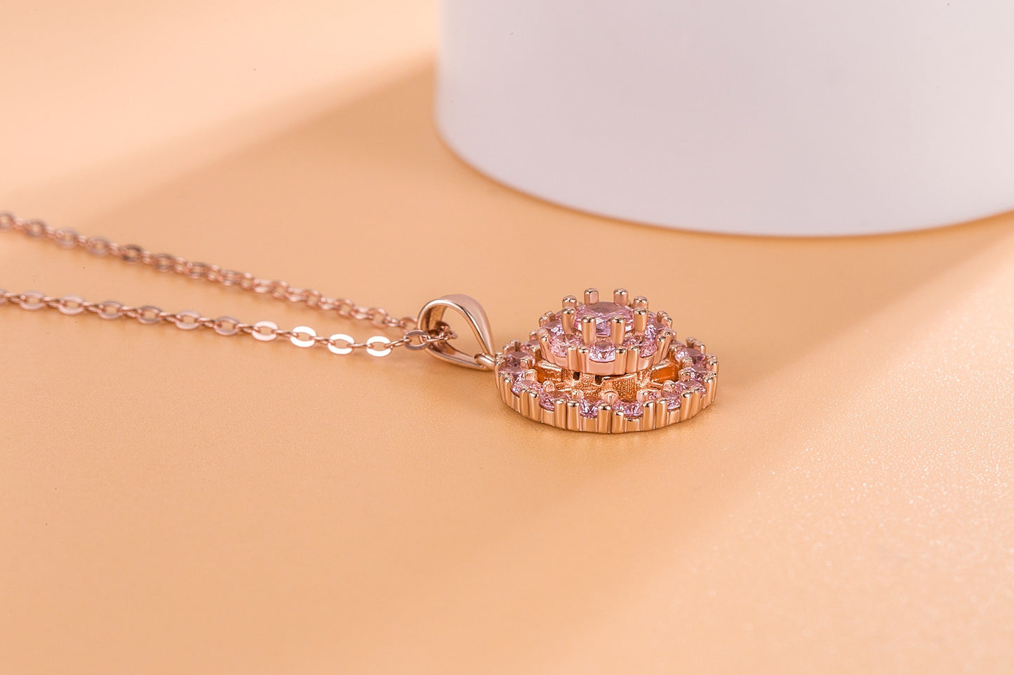 Collier rotatif en argent Sterling, Simple, gracieux, abordable, luxe, Niche, conception originale, chaîne de clavicule
