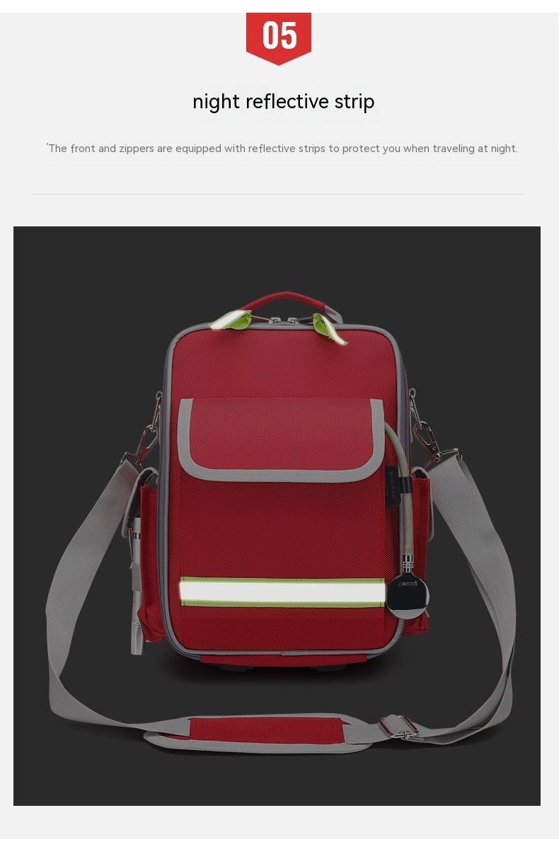 Bolsa de protección contra incendios familiar, kit de emergencia para coche medicinal portátil multifuncional